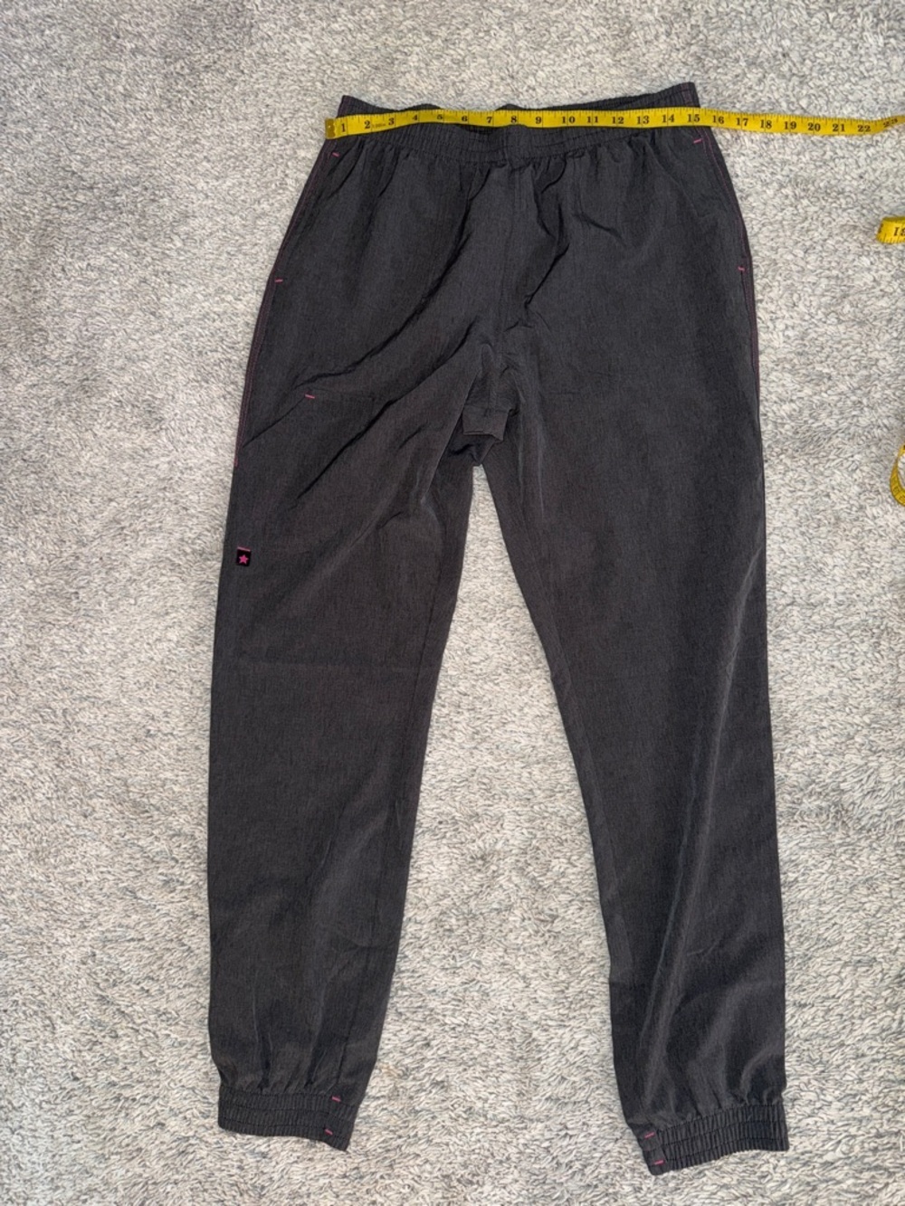 Euc Scrubstar Elastic Waist Jogger Scrubs Grey Lightweight Pockets Healthcare M